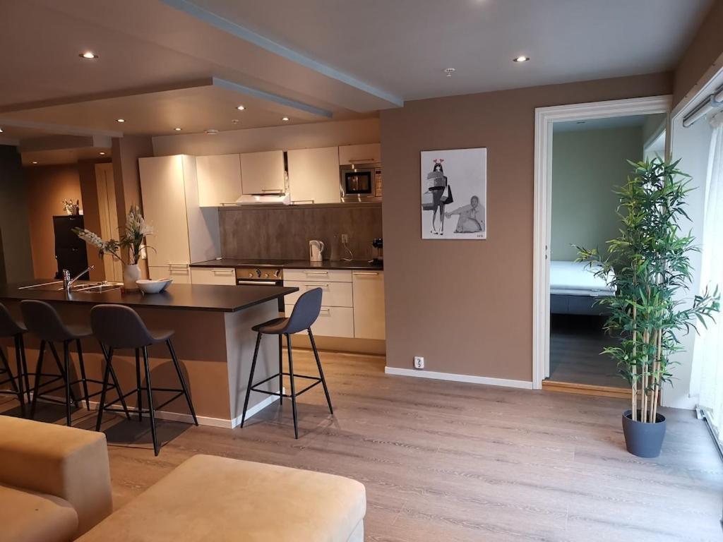 Appartement Penthouse à Bergen Extérieur photo