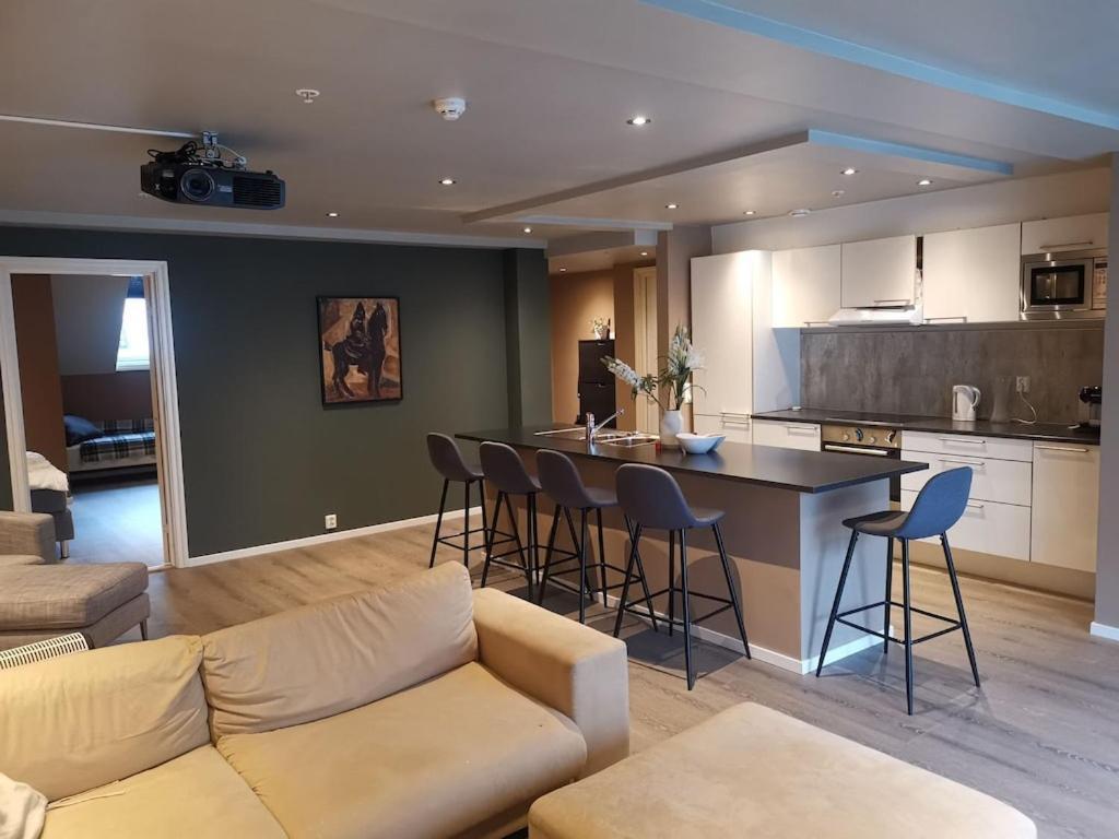 Appartement Penthouse à Bergen Extérieur photo
