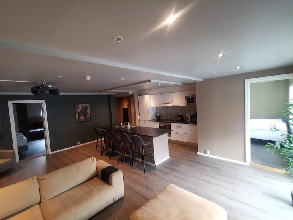 Appartement Penthouse à Bergen Extérieur photo